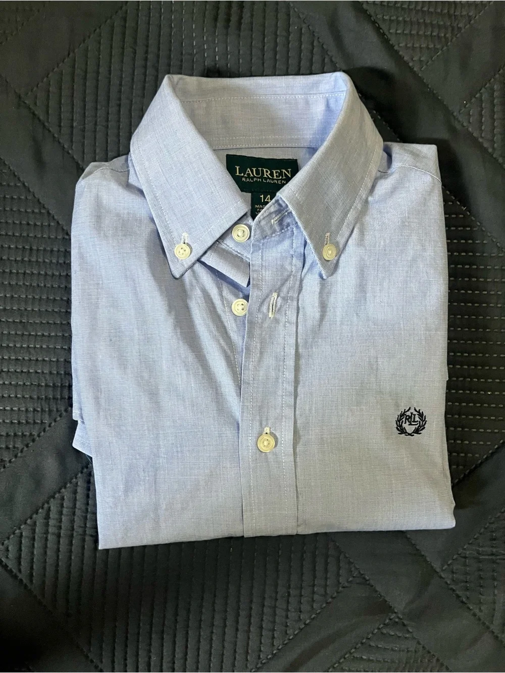 Ralph Lauren Light Blue Button-Down Oxford Shirt